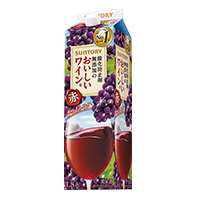 酸化防止剤無添加のおいしいワイン。赤 1.8Lパック／サントリー