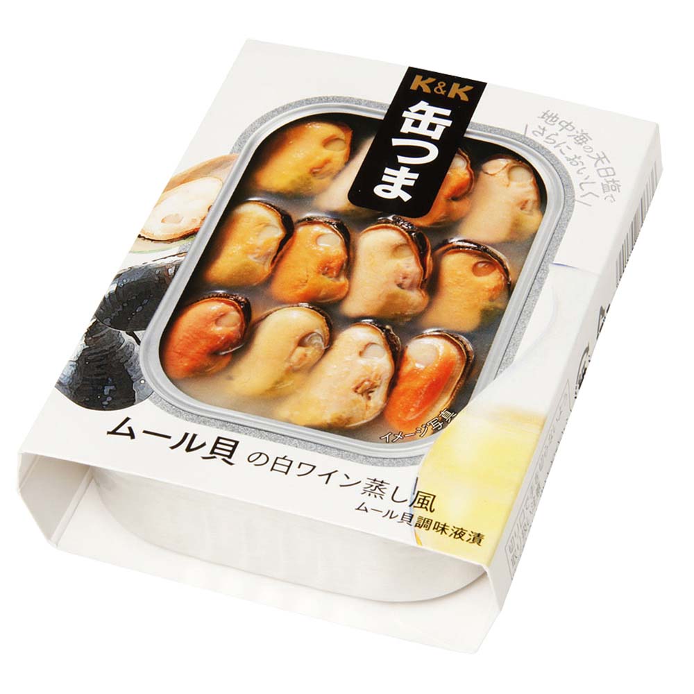 K＆K缶つま ムール貝の白ワイン煮蒸し風