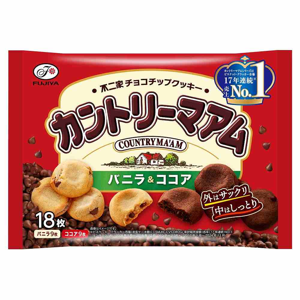 不二家 カントリーマアム バニラ＆ココア