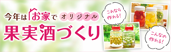 果実酒づくり