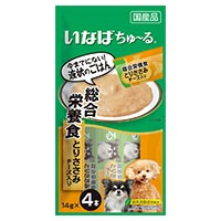 〔ペット用〕犬ちゅ～る 総合栄養食 とりささみ チーズ入 14g×4本