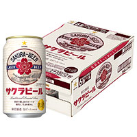 1ｹｰｽ予約〕サッポロ サクラビール 350ml缶｜格安・安いお酒の