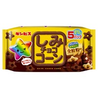 ギンビス しみチョココーン 全粒粉 5袋入