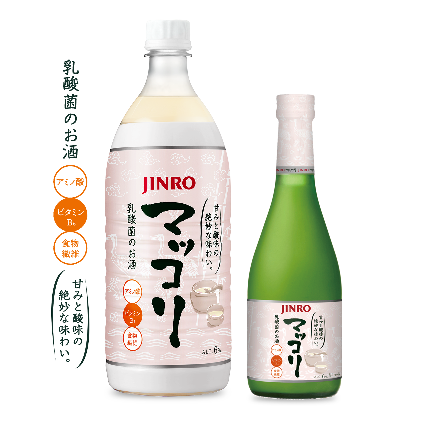 真露 JINRO マッコリ 6° 375ml