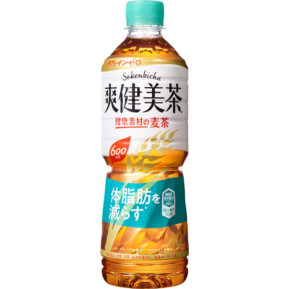 コカ･コーラ 爽健美茶 健康素材の麦茶 600ml（機能性表示食品）