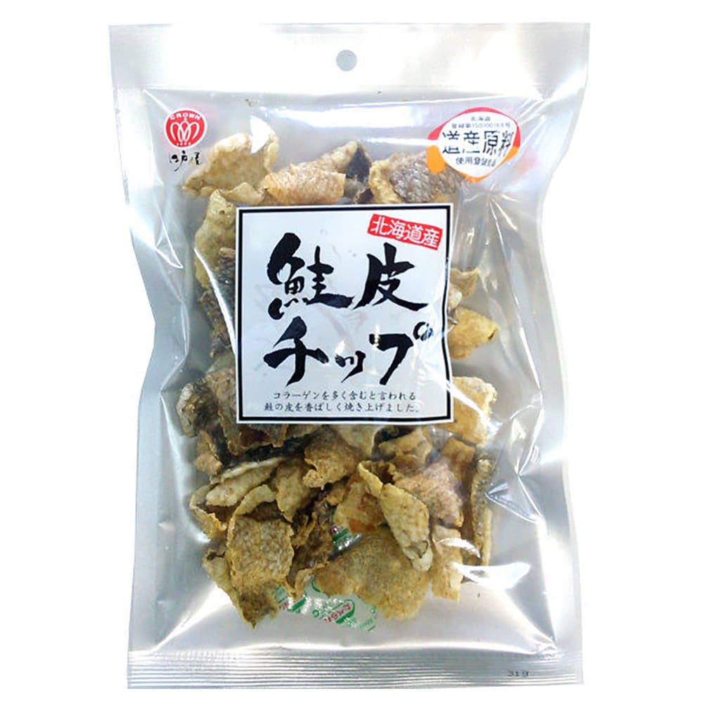江戸屋 鮭皮チップ 28g