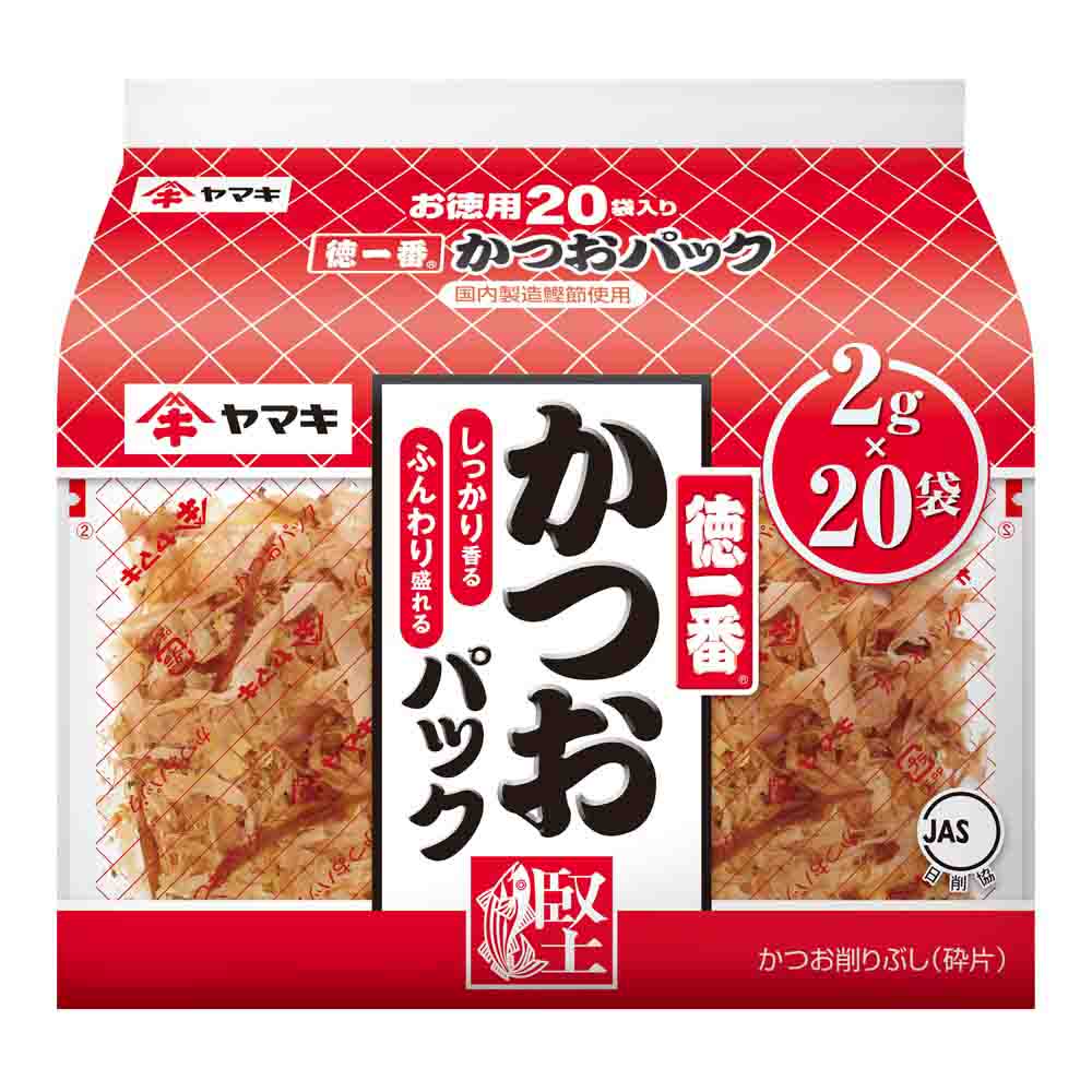ヤマキ 徳一番かつおパック 2g×20袋入