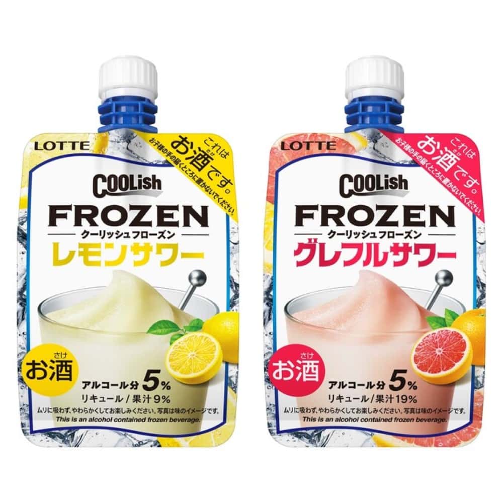 〔冷凍〕ロッテ クーリッシュフローズン レモンサワー※店舗からのお届け限定