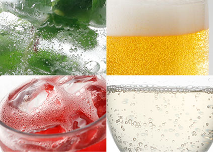 水以外にも炭酸注入可能!