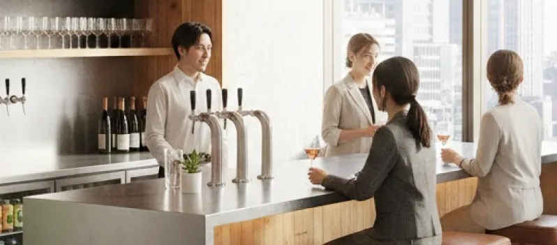 オフィスバー (社内バー)・オフィスラウンジでのご利用