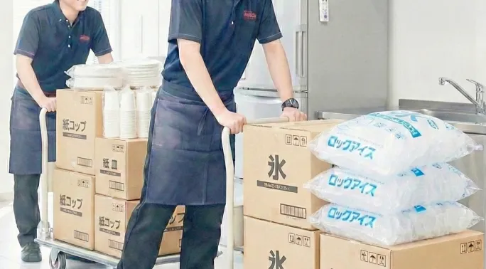 使い捨ての備品も一括で購入可能