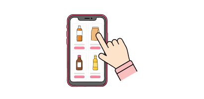 Web／アプリで商品を選ぶ