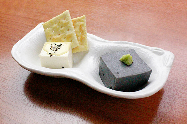 胡麻豆腐盛り合わせ